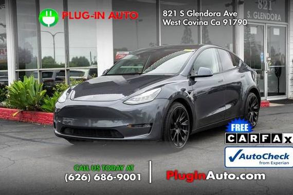 TESLA MODEL Y 2020 5YJYGDEE6LF058307 image